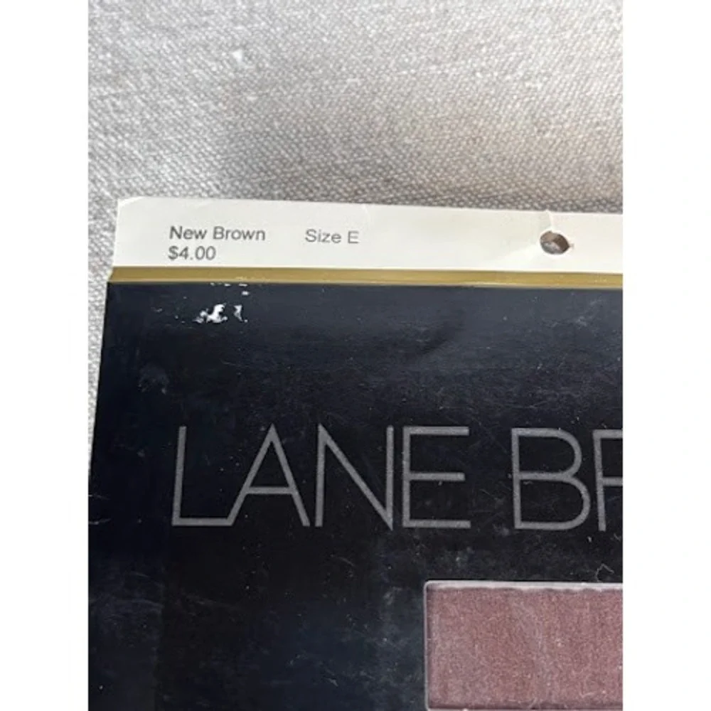 Vintage Lane‎ Bryant Daysheer Pantyhose Size E New Brown NOS NWT Reinforced Toe